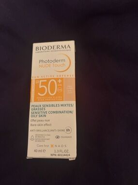 Bioderma Photoderm NUDE Touch SPF 50+ Sunscreen